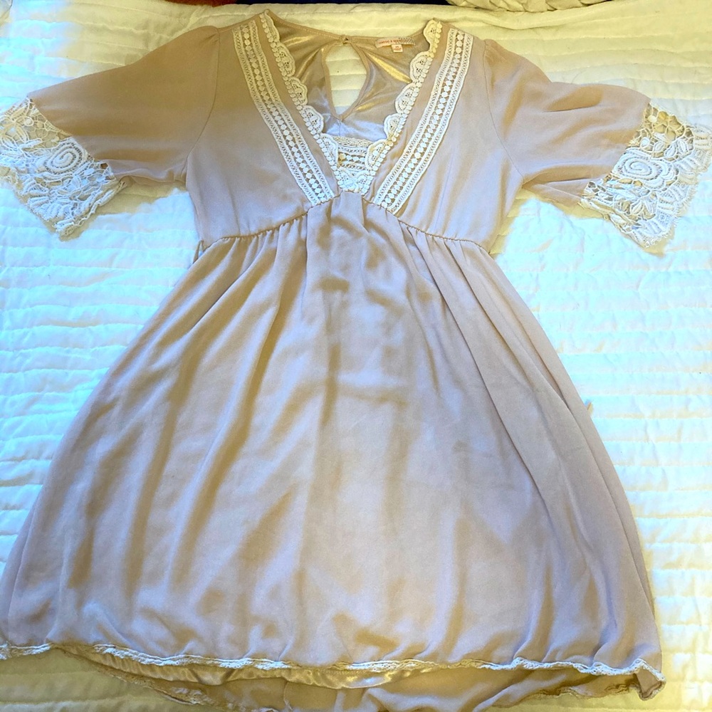 Light pink lace
